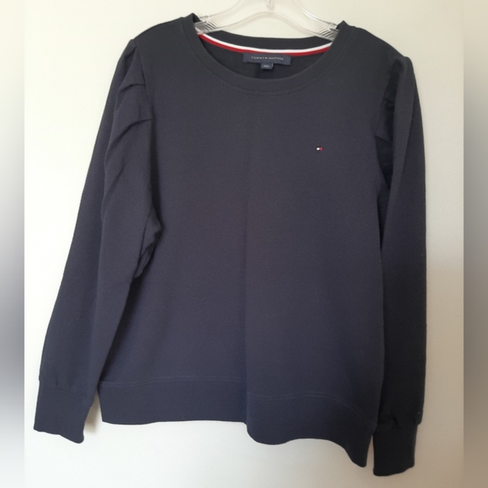 TOMMY HILLFIGER Long Sleeve NAVY Top L